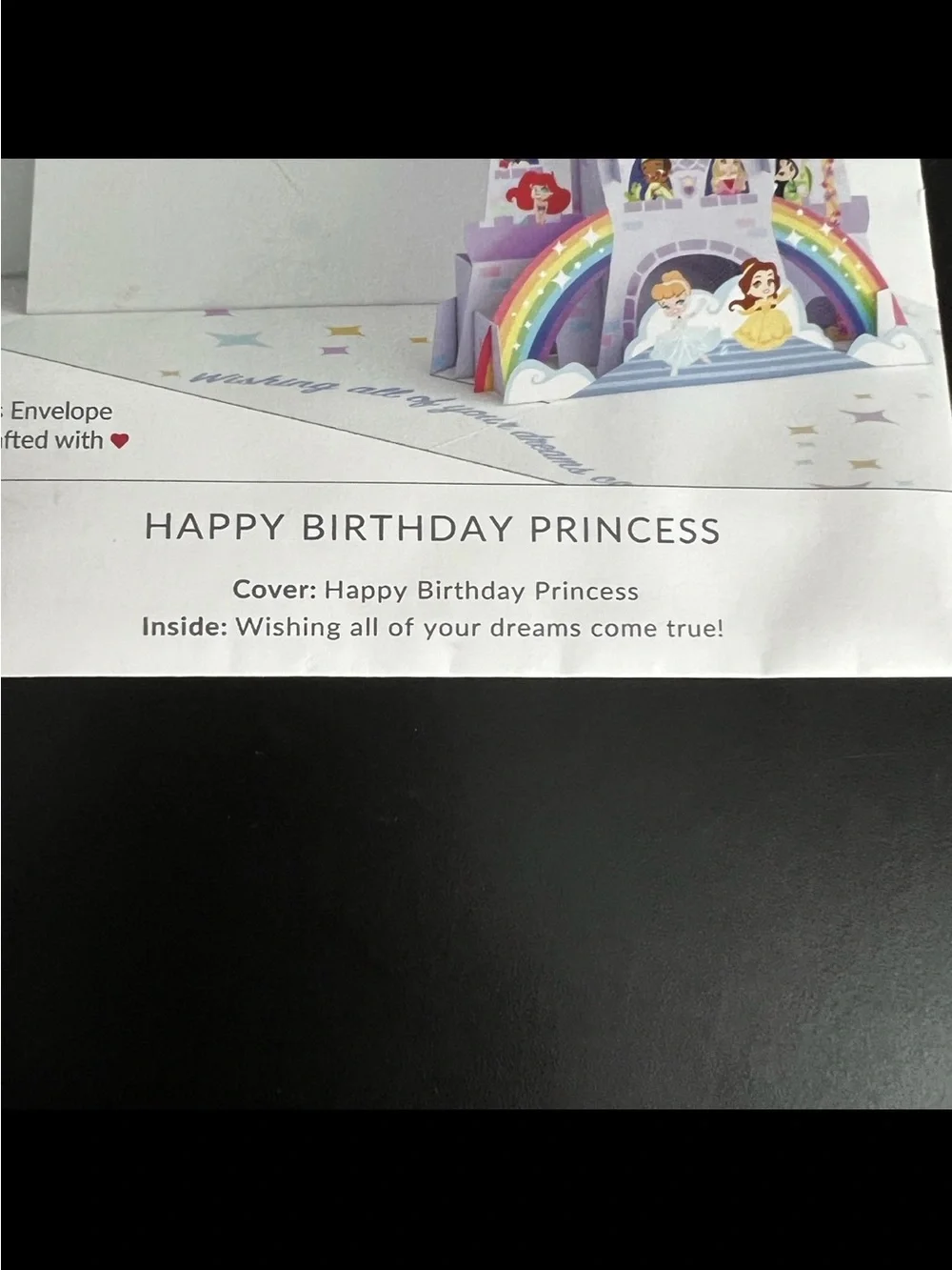 Lovepop Disney Princess Happy Birthday Princess Pop-Up Card - Pink